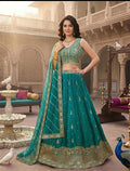 Rama Green Lehenga Choli