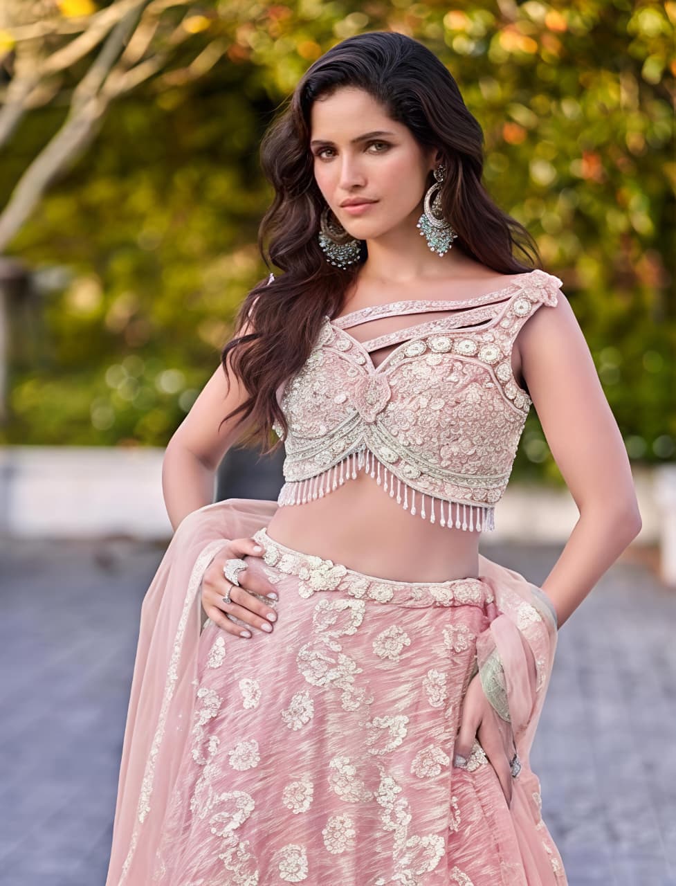Pink Lehenga Set