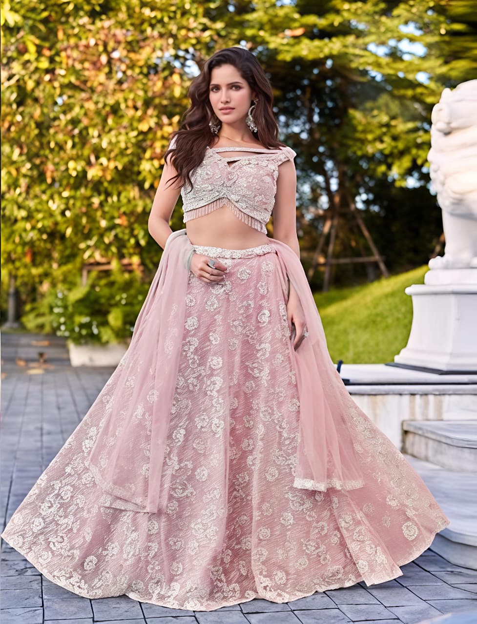 Pink Lehenga Set