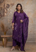 Cotton Dupatta Pant- Set